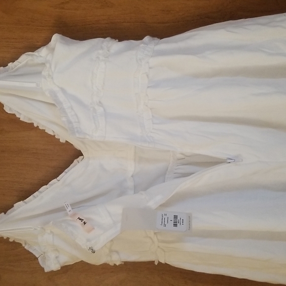 NWT Francesca's White Romper - Picture 5 of 7